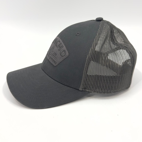 Poncho Outdoors Agave Trucker Hat Grey Snapback Sporty Outdoor One Size - Picture 2 of 7